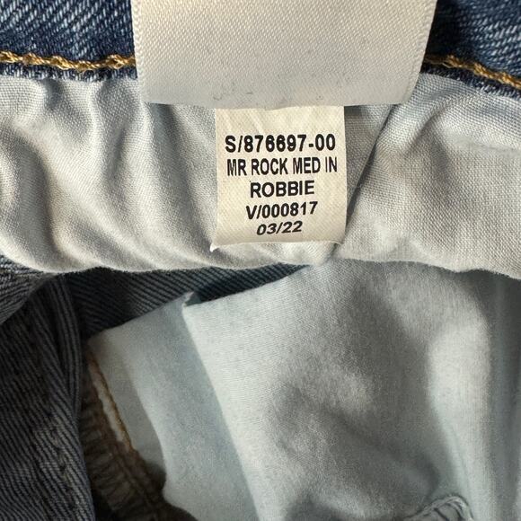 Old Navy SZ 12 SHORT Rockstar Super Skinny Jeans Crop Mid-Rise Distress Stretch - Picture 10 of 10